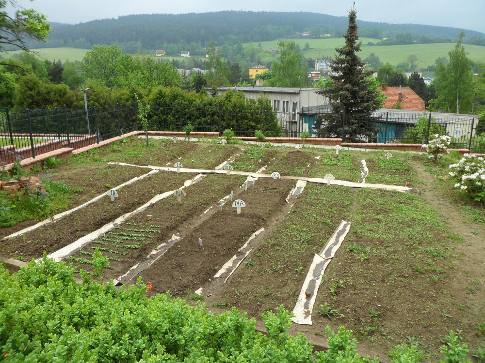 Školní zahrada, ZŠ Vodňanská Prachatice